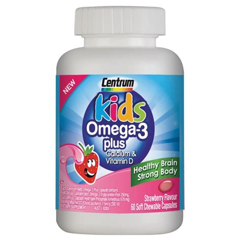 kids omega 3 plus 60 儿童倍加omega3深海鱼油 60粒